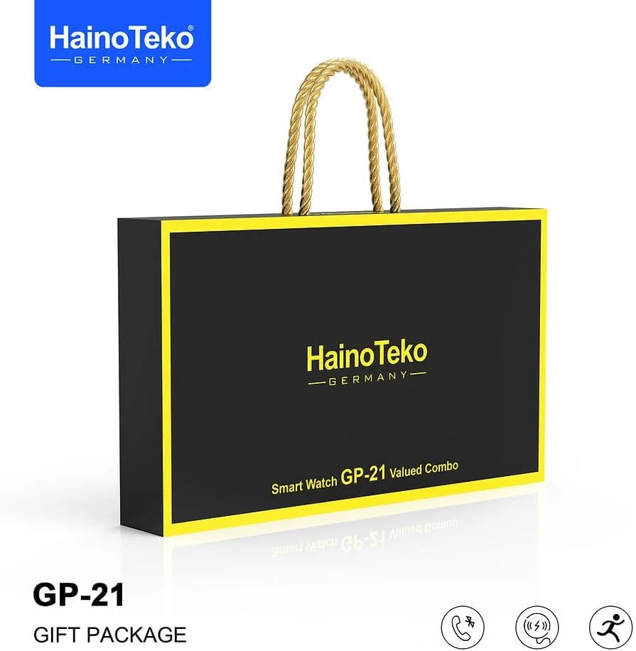 Haino Teko GP 21 Smart Watch Gift Box with Sunglasses, Belt and Neckband