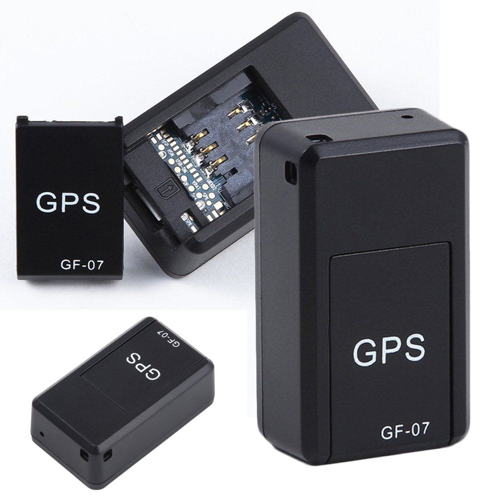 GF-07 Mini GPS Tracker, Magnetic GPS Locator Mini GPS Tracker Real Time Long Standby Vehicle Tracker Device for Car Person Dog Pet Tracking Locator Device